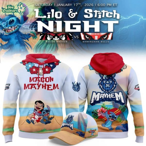 Macon Mayhem X Lilo & Stitch Hoodie