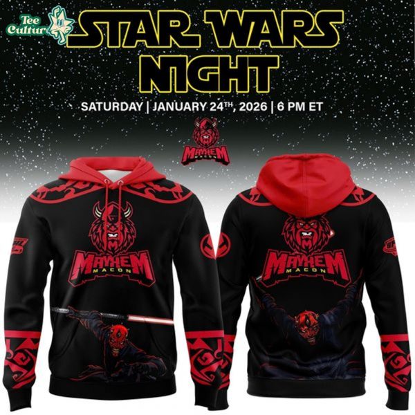 Macon Mayhem x 2026 Star Wars Night Hoodie