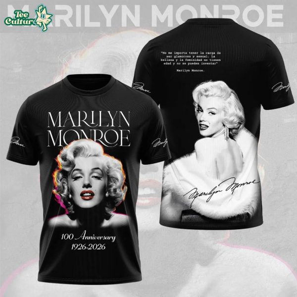 Marilyn Monroe 100th Anniversary 3D Tshirt
