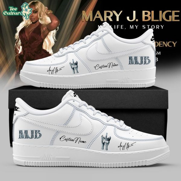 Mary J. Blige Las Vegas Residency Tour 2026 Signature Custom Name White Shoes AF