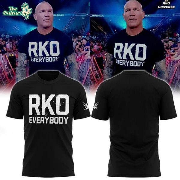 Men's Black Randy Orton RKO Everybody T-Shirt