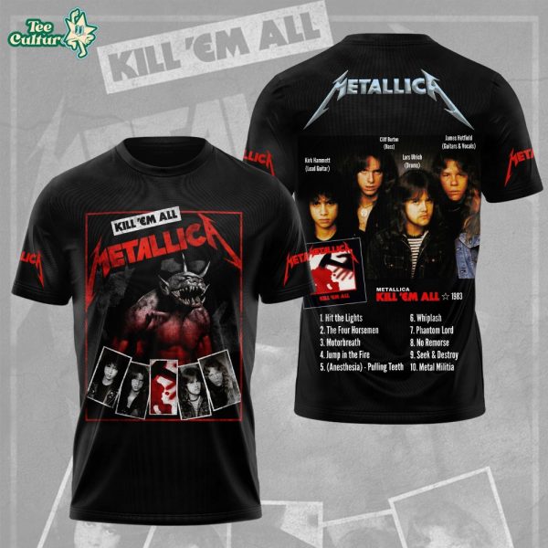 Metallica 3D Apparel