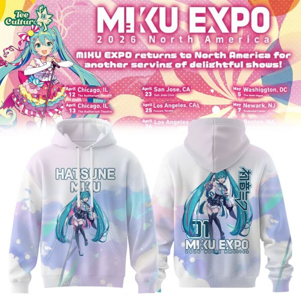 Miku Expo 2026 North America Hoodie - Blue