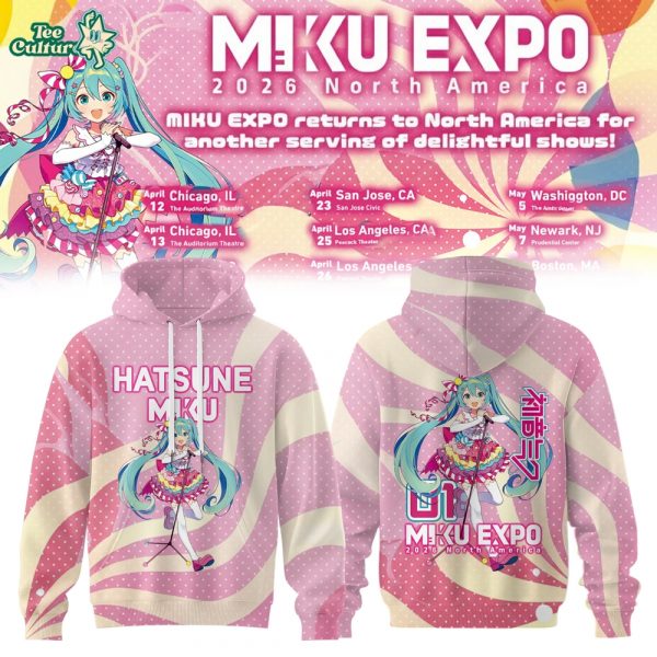 Miku Expo 2026 North America Hoodie - Pink