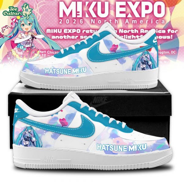 Miku Expo 2026 North America Shoes AF1 - Blue