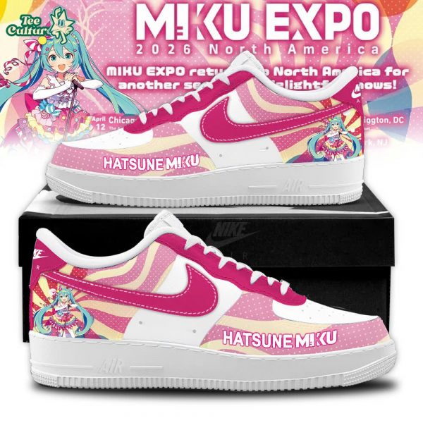 Miku Expo 2026 North America Shoes AF1 - Pink