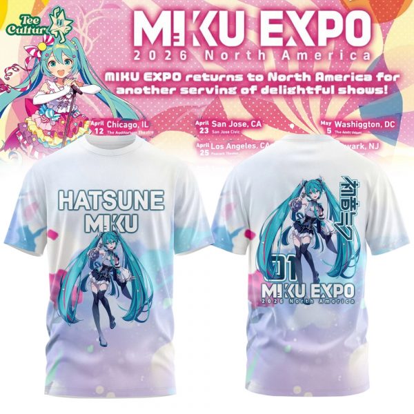 Miku Expo 2026 North America Tee - Blue