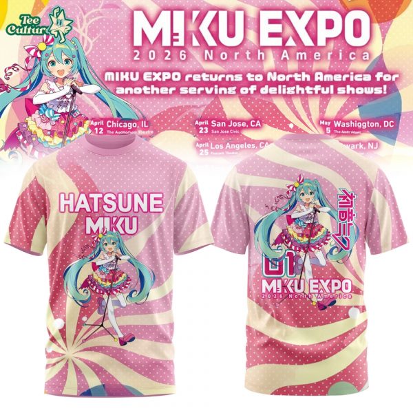 Miku Expo 2026 North America Tee - Pink