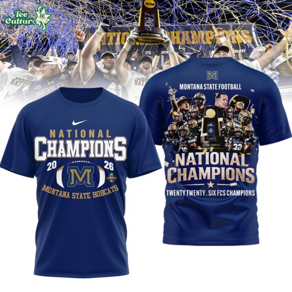 Montana State Bobcats | Premium NCAA 2026 National Champions 3D Shirt TD