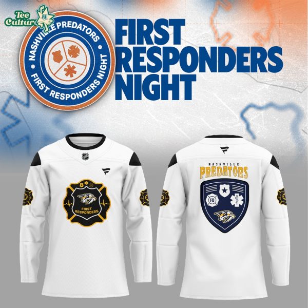 Nashville Predators First Responders Night Hockey Jersey