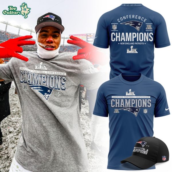 New England Patriots 2025-2026 AFC Champions Special T-Shirt