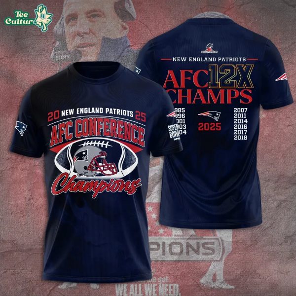 New England Patriots 2026 AFC Champions Limited Shirt