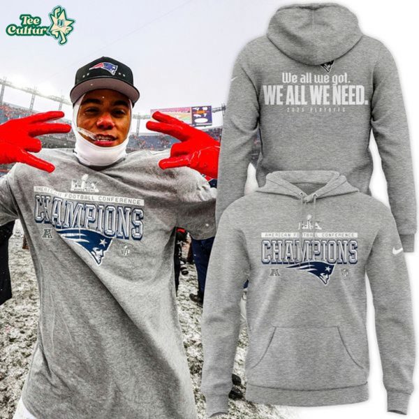 New England Patriots AFC Champions 2026 Hoodie