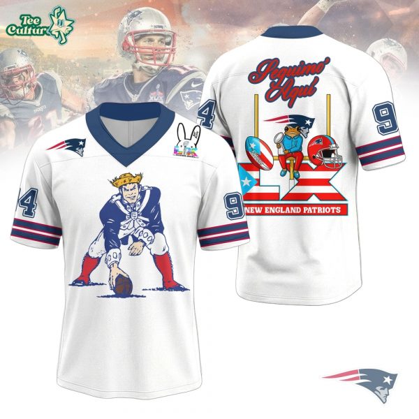 New England Patriots | Premium Benito Bowl V-neck Baseball Jersey HY