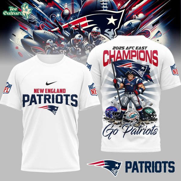 New England Patriots | Premium NFL AFC East Champions Super Bowl 3D Shirt TD