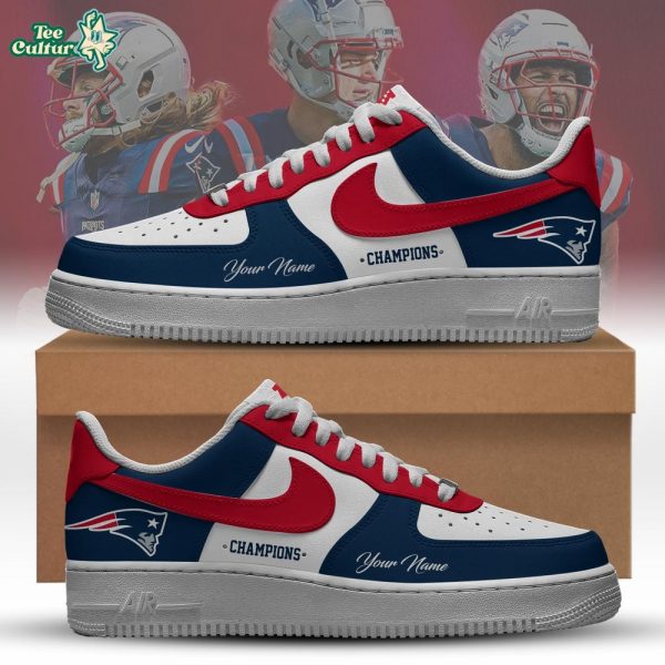 New England Patriots x 2026 AFC Conference Champions Air Force 1 - Black