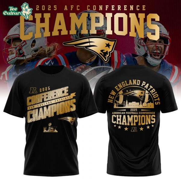 New England Patriots x 2026 AFC Conference Champions Tshirt V2