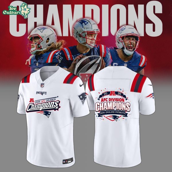 New England Patriots x AFC East Champions Jersey White Limited Edition