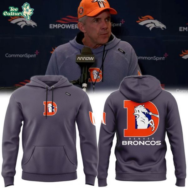 Offial Denver Broncos Logo Hoodie