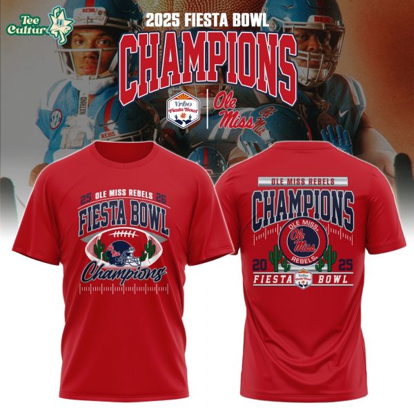 Ole Miss Rebels Special Fiesta Bowl Champions Limited Edition T.shirt