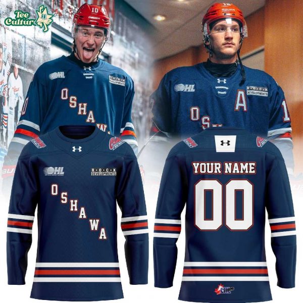 Oshawa Generals Retro Night 2026 Combo Hockey Jersey Custom Name, Number