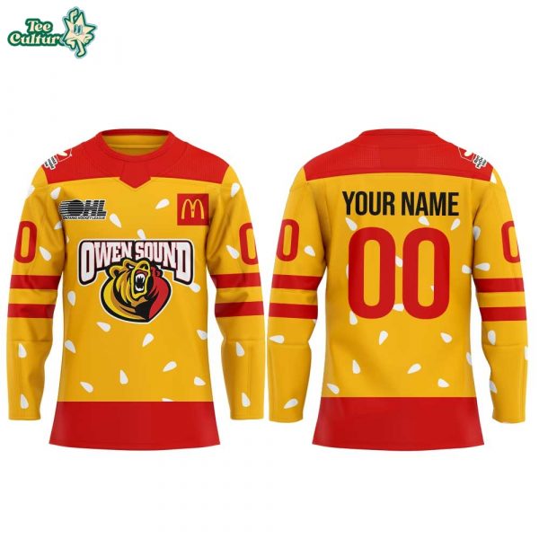 Owen-Sound-Attack-Warmin-up-in-Ronald-Mcdonald-House-Hockey-Jersey-Custom-Name-Number-2.jpg