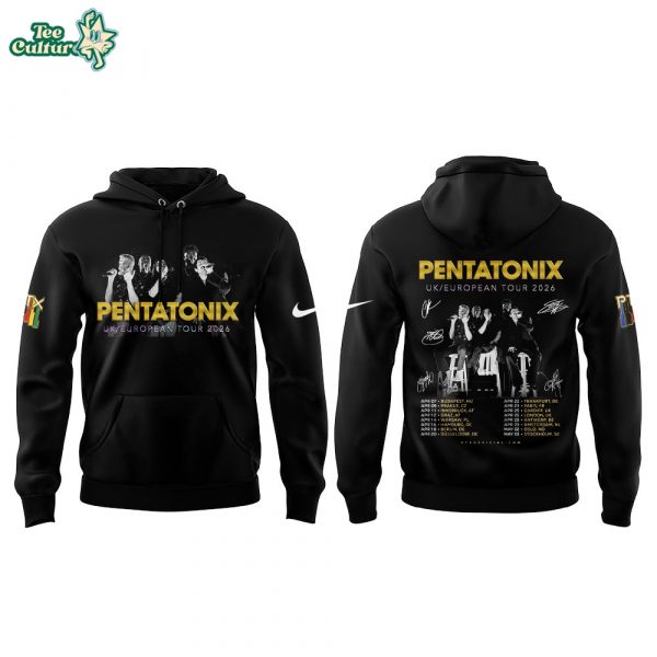 Pentatonix UK EUROPEAN 2026 TOUR Combo Hoodie – Buy Online at Teesculture.com
