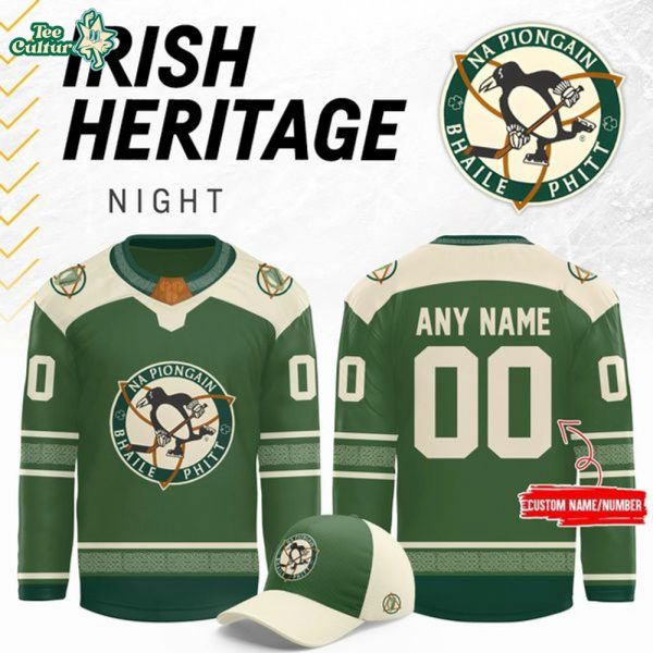 Pittsburgh Penguins Irish Heritage Night Limited Jersey