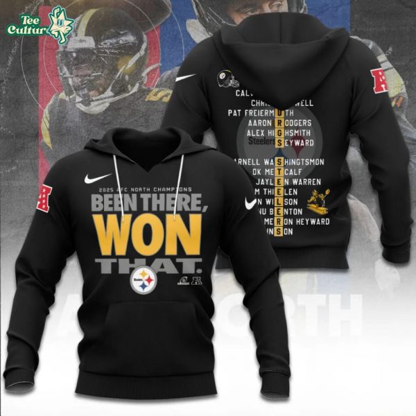 Pittsburgh Steelers 2025 AFC North Champions Limited Edition Hoodie