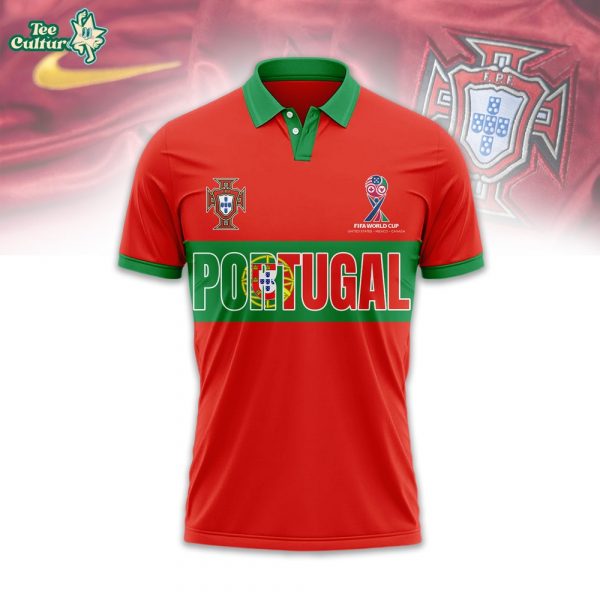 Portugal | Premium FIFA World Cup 2026 3D Polo Shirt