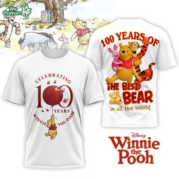 Premium Disney Winnie-the-Pooh 100th Anniversary 3D Shirt