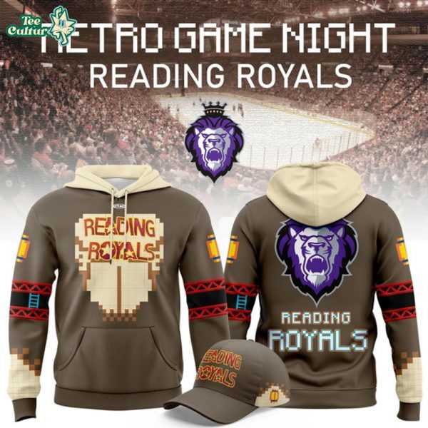 Reading Royals 2026 Retro Game Night Hoodie