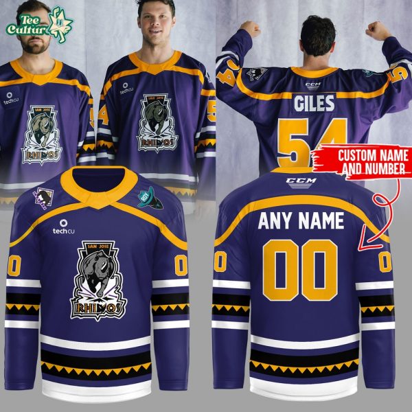 SJ Rhinos Limited Edition Custom Name And Number Jersey