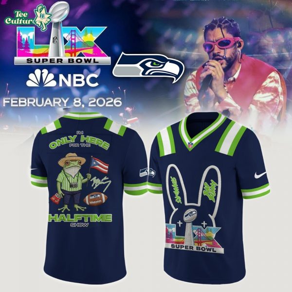 S.Seahawks x Bad Bunny Super Bowl LX Limited Football Jersey