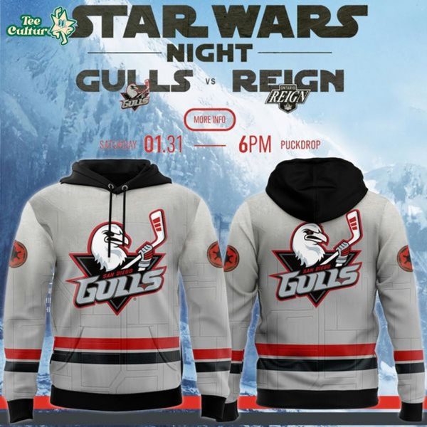 San Diego Gulls Star Wars Night 2026 Limited Hoodie