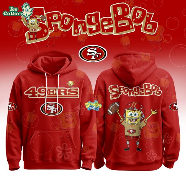San Francisco 49ers Football SpongeBob Hoodie Cutest Drop of the Year 2025 Limited Edition-3D Unisex Hoodie