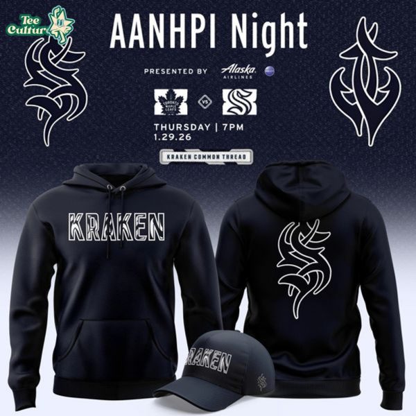 Seattle Kraken 2026 AANHPI Night Hoodie