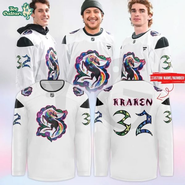 Seattle Kraken Limited Edition Pride Jersey For Fans