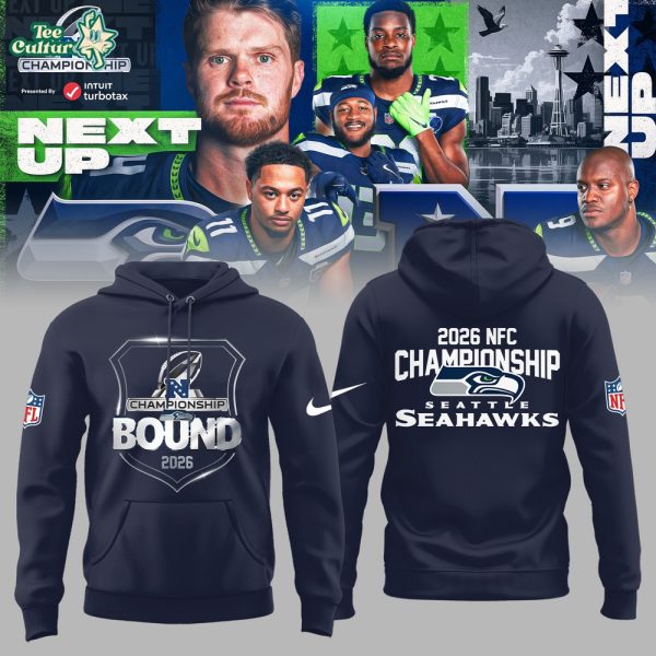 Seattle Seahawks 2026 Championship BOUND Limited Edition Hoodie - Blue