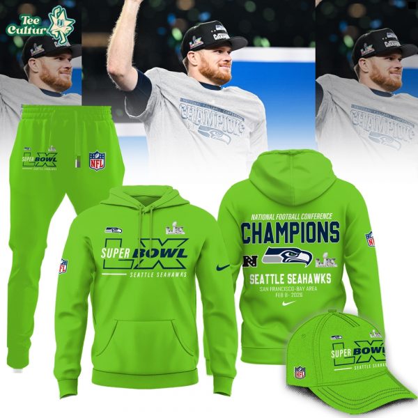 Seattle Seahawks 2026 NFC Champions Limited Edition Hoodie