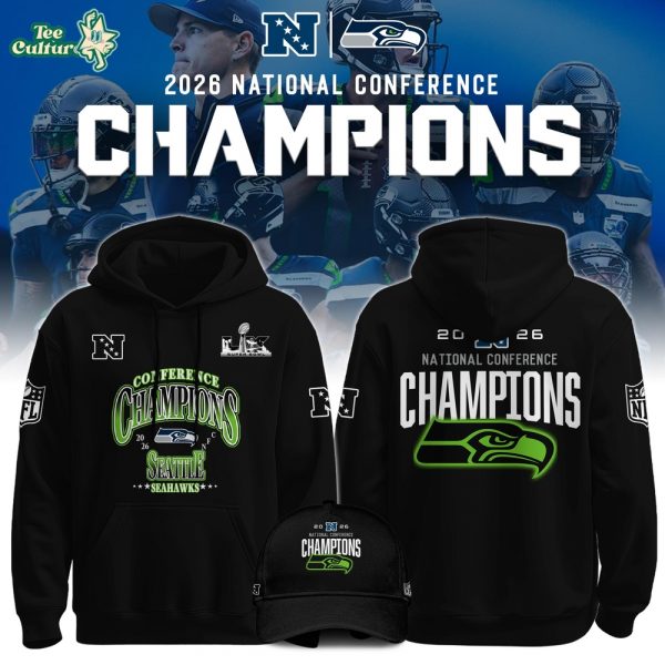 Seattle Seahawks Football NFC Champions 2026 Hoodie Limited Edition V1