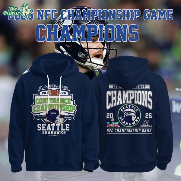 Seattle Seahawks Football NFC Champions 2026 Hoodie Limited Edition V2