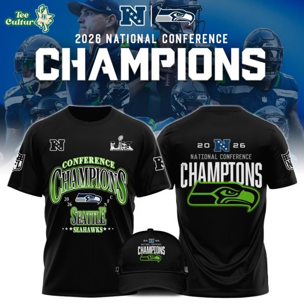 Seattle Seahawks Football NFC Champions 2026 Tshirt Limited Edition V1