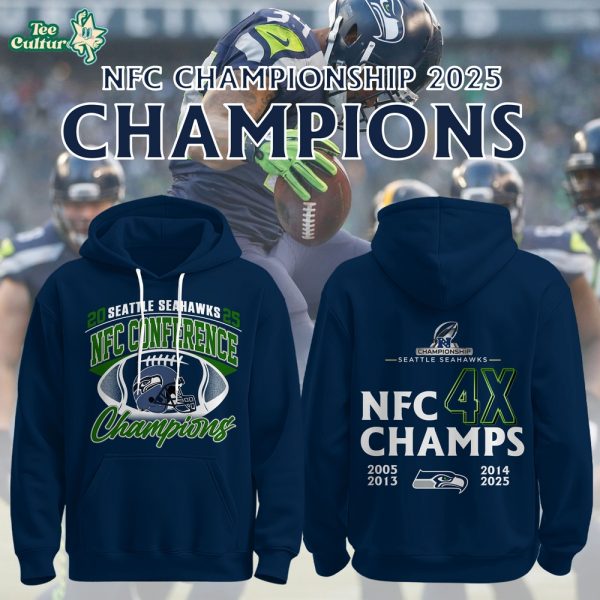 Seattle Seahawks x 2026 NFC Conference Champions Hoodie V1