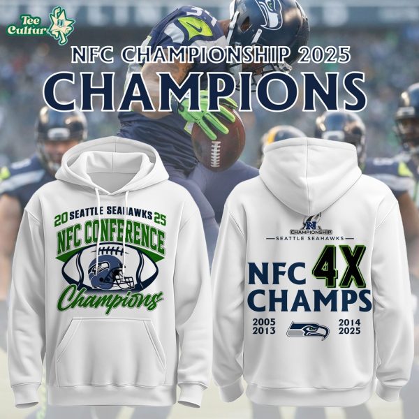 Seattle Seahawks x 2026 NFC Conference Champions Hoodie V2