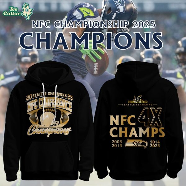Seattle Seahawks x 2026 NFC Conference Champions Hoodie V3