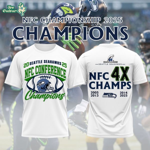 Seattle Seahawks x 2026 NFC Conference Champions Tshirt V2