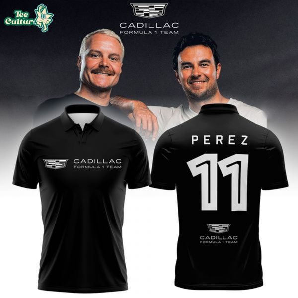 Sergio Perez Cadillac F1 Polo (Black)