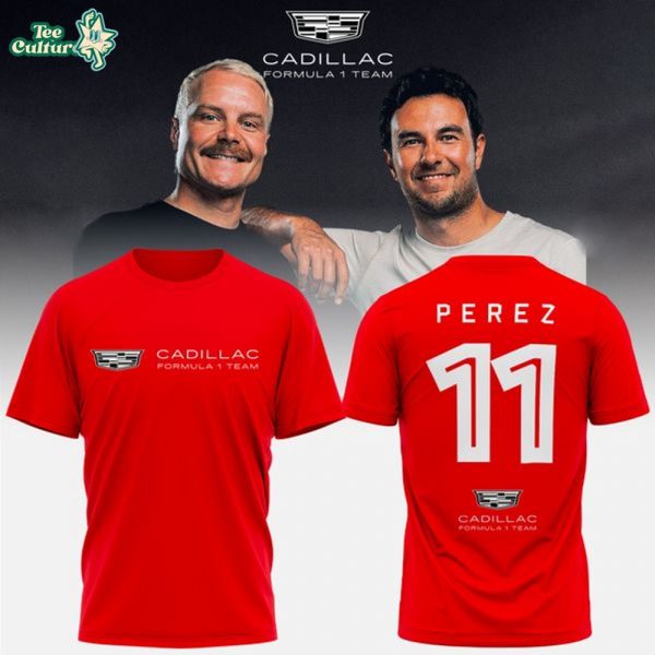 Sergio Perez Cadillac T-shirt (Red)