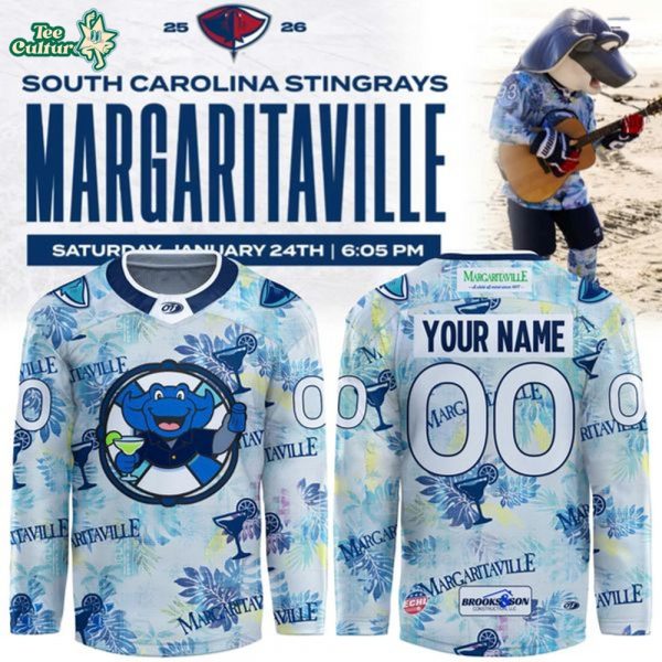 South Carolina Stingrays 2026 Margaritaville™ Night Jersey